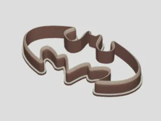 Batman logo 1989 cookie cutter