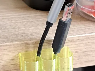 Cable holder/management, vase mod,Customisable!