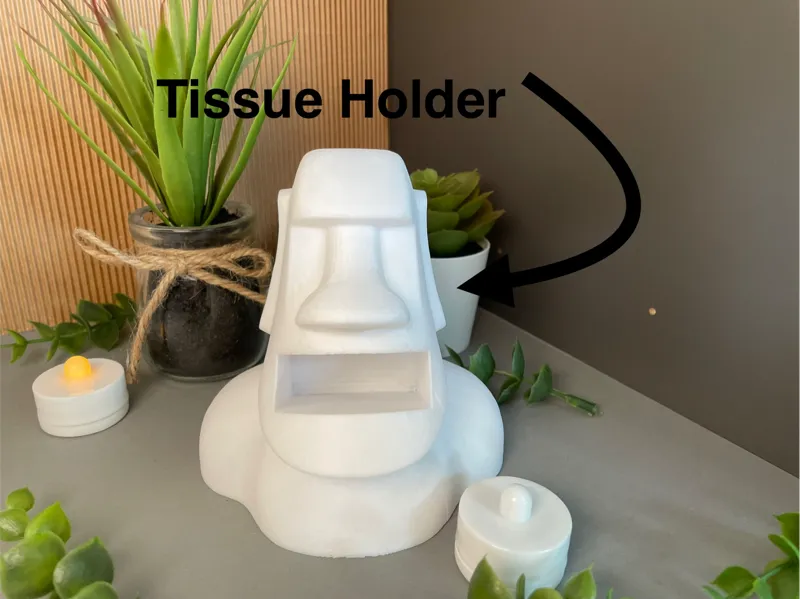 Moai Tissueholder