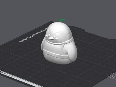 Penguin AIGC by Nick 小学生AI建模做的小企鹅