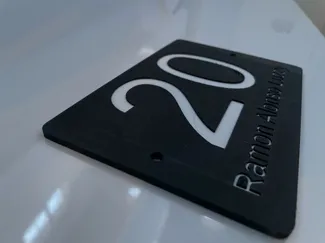 Parametric Street Sign