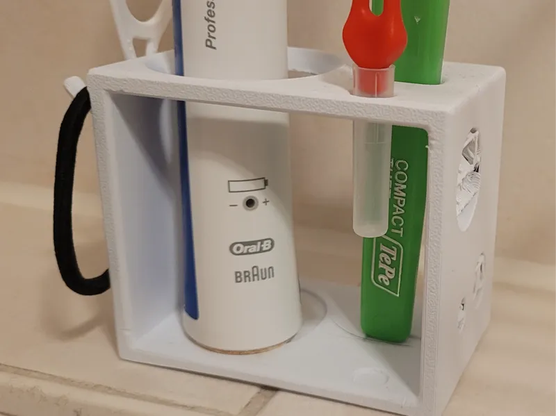 Single Toothbrush and mini brush holder