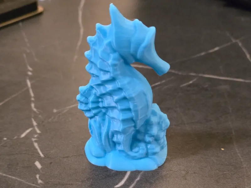 Seahorse Seepferdchen Dekoration 3D Scan