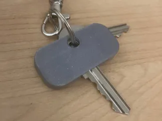 Door opening key helper for children or seniors