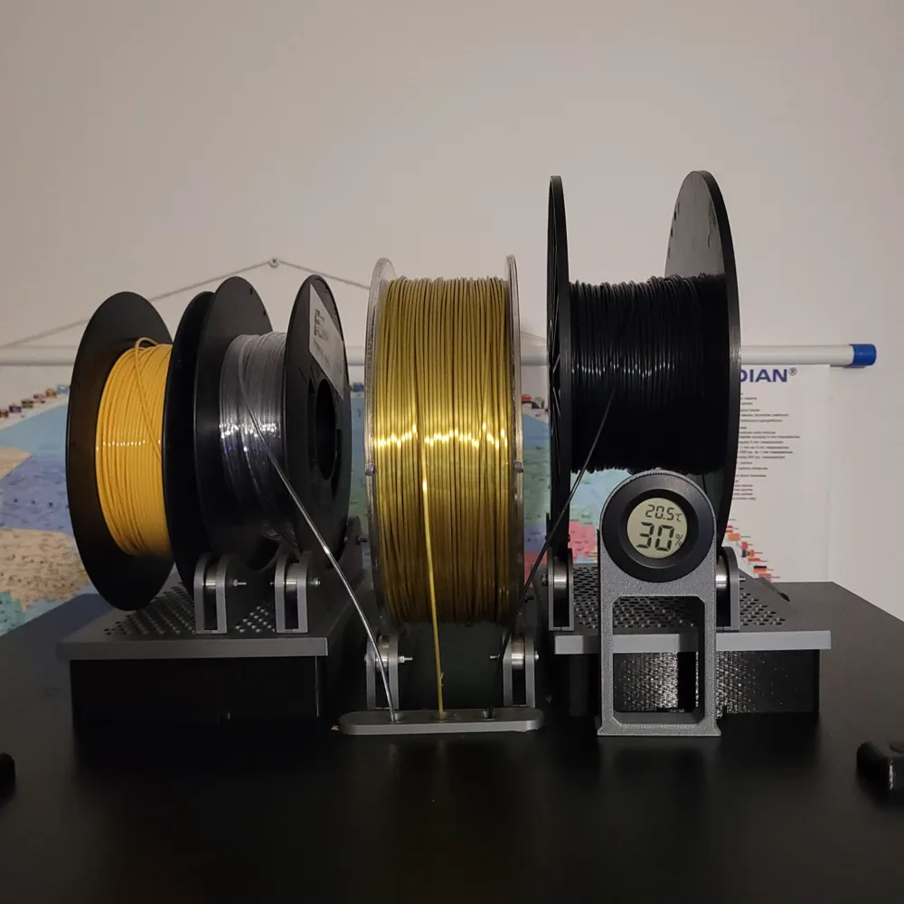 Filament Roller Stand - Easy Print by Druczek3D - MakerWorld