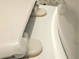 Fixing the toilet lid (universal)