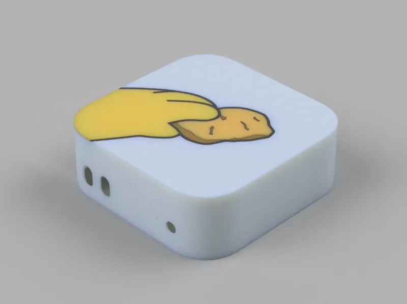 Mac mini 麦当劳 麦乐鸡块 保护壳 McDonald McNuggets case