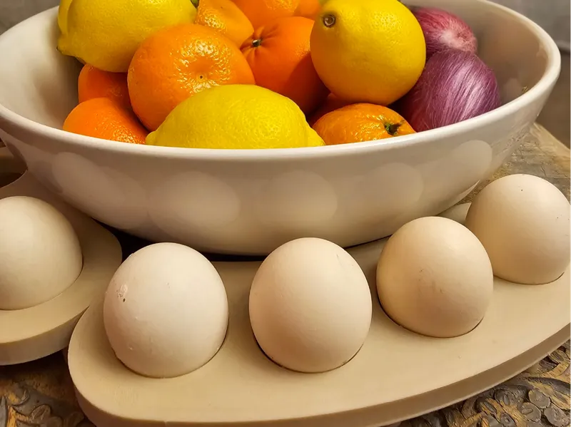 Lazy Susan Egg Holder