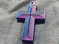 Porte-clés croix anti-stress — photo 1