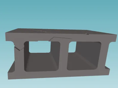 Monitor riser/stand cracked brick