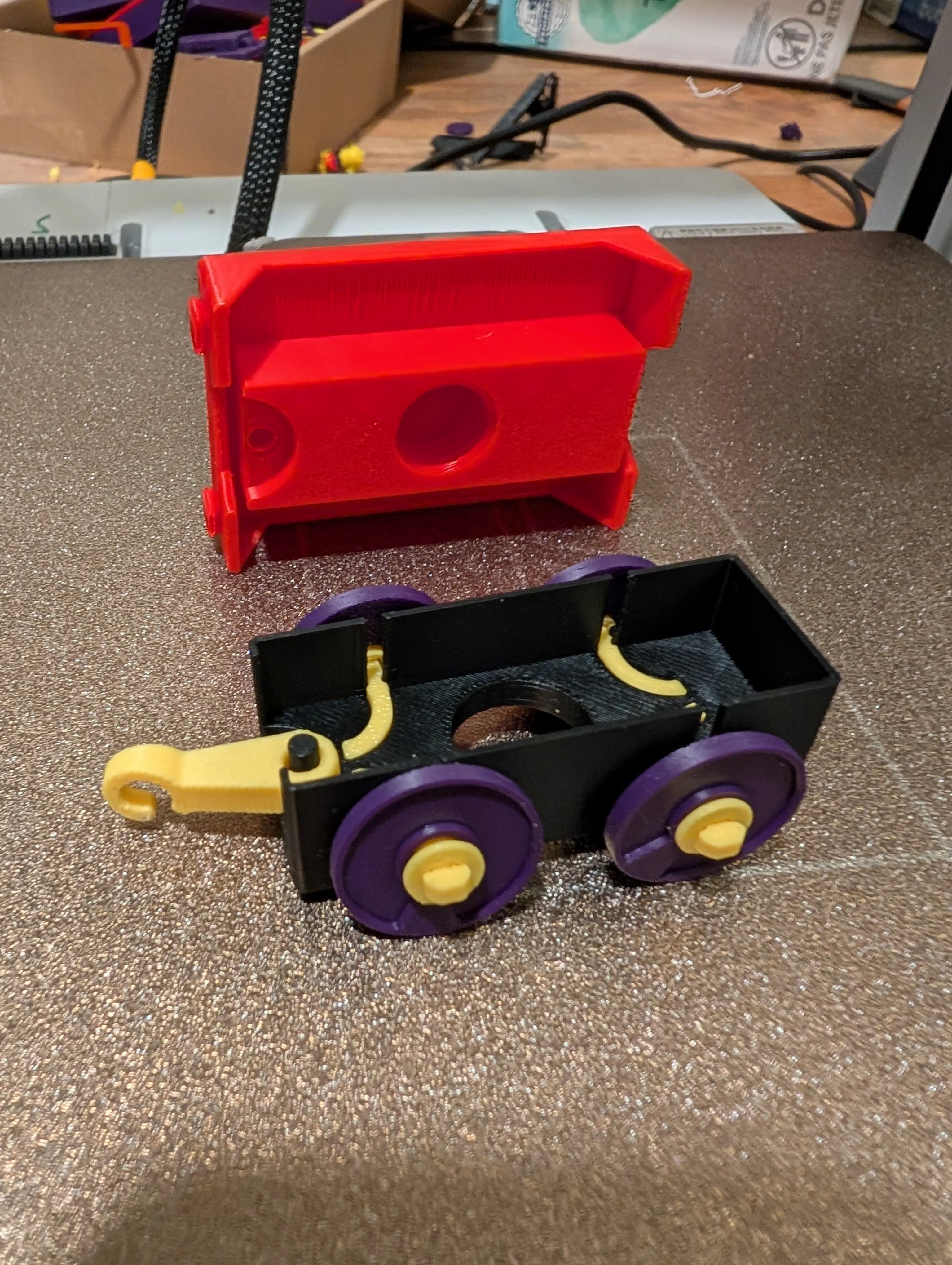 Flatbed Car with Toppers, Thomas & Friends by will_wow - MakerWorld