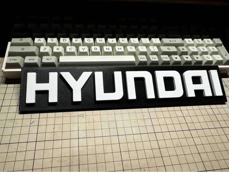 HYUNDAI  韩国现代复古logo
