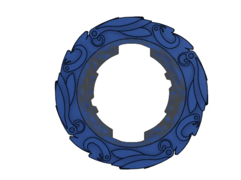 Beyblade Burst DB Layer (Metamorphic Monarch)