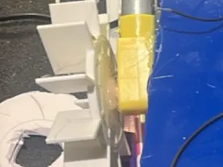 Paddle wheel for servo motor and bo motor