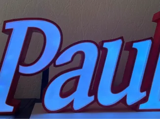 Namenslampe "Paul