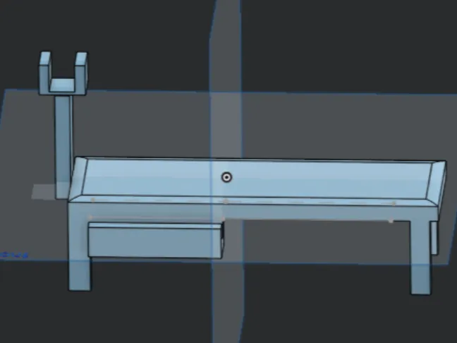 monitor rizerwith phone holder and headphone stand
