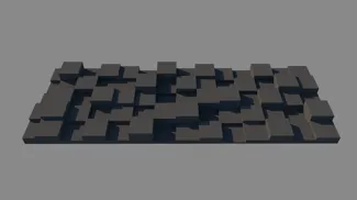 Decorative Cube Grid Panels