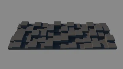 Decorative Cube Grid Panels