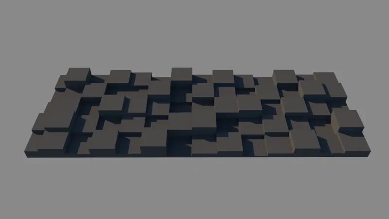 Decorative Cube Grid Panels