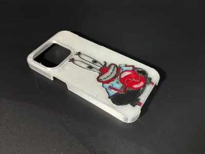 iPhone 15 Pro Mr Krabs Phone Case