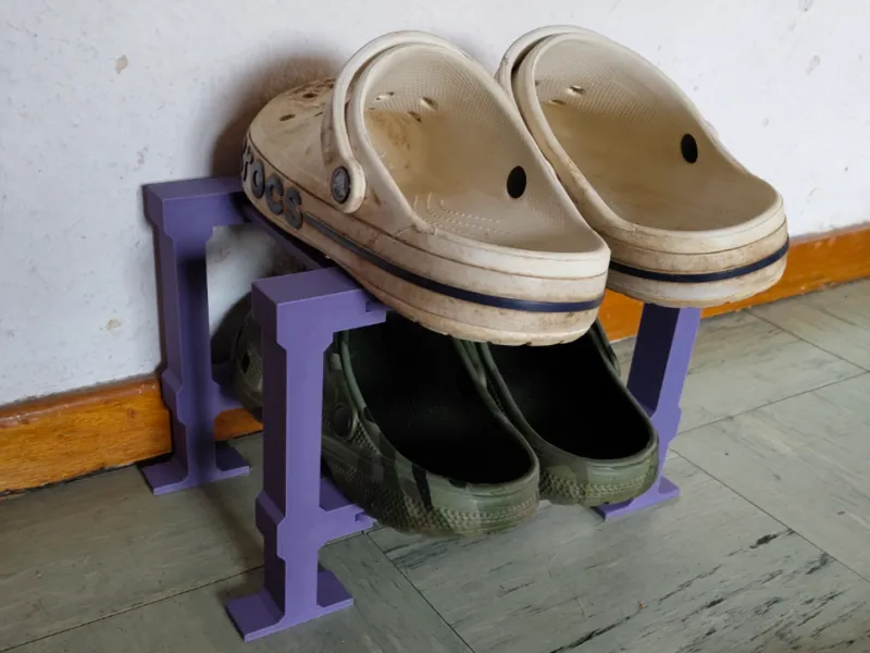 Voronoi shoe rack