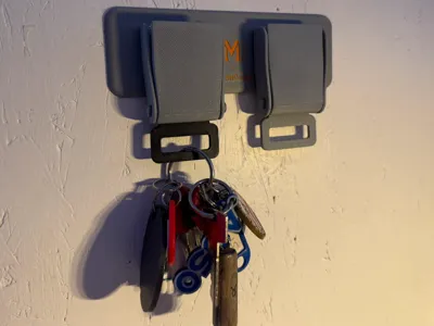 Airplane seat buckle key holder
