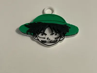 Luffy with Straw Hat V1 (8mm thick)