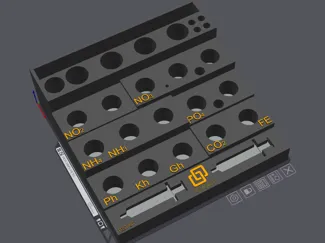 TEST KIT DISPENSER V2 by Revoart