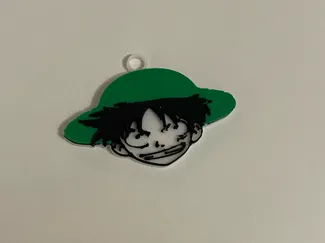 Strohhut Luffy Schlüsselanhänger V2