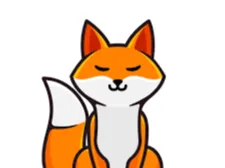 A cute fox