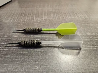 Slim Style Medium Dart Flight Integrated Shaft