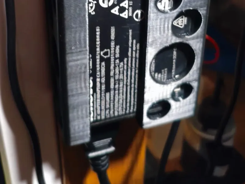 laptop power supply holder