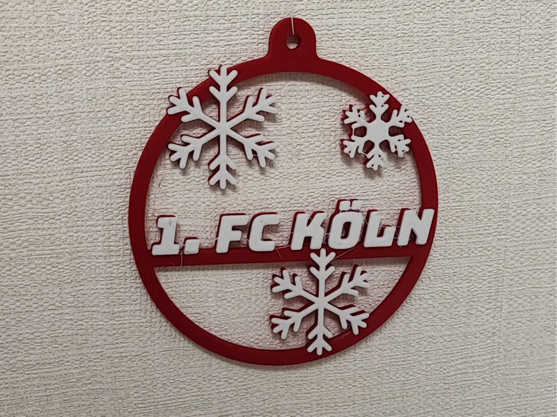 1. FC Köln Weihnachten Decko