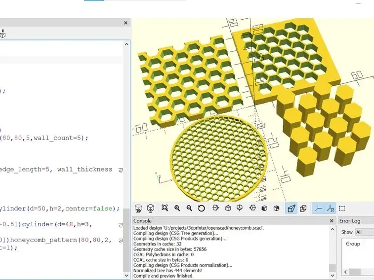 Parametric Honeycomb Pattern Generator by One Body In Christ - MakerWorld