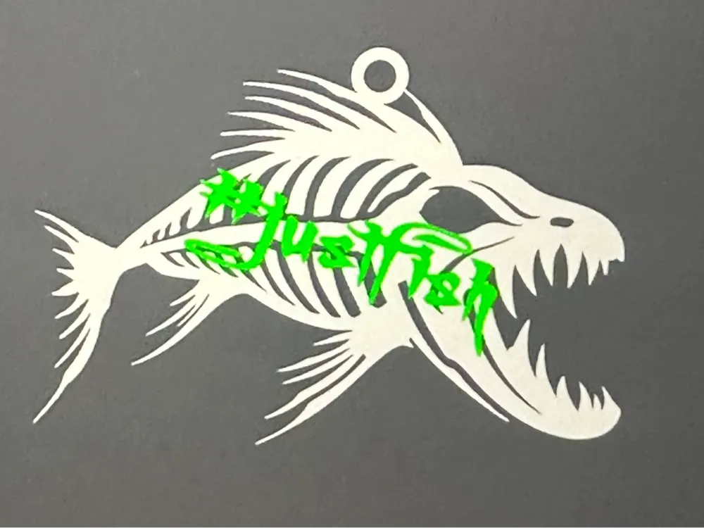 JUST FISH KEYCHAIN - Free 3D Print Model - MakerWorld