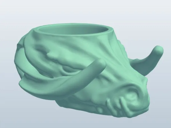 creature head bowl v1