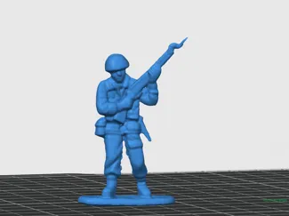 Army man Toy soldier Guarding