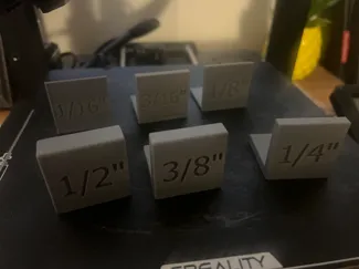 Reveal Spacers (1/16, 3/16, 1/8, 1/4, 3/8, 1/2 in)