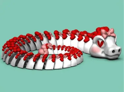 Articulated Adorable Little Snake - Year of the Snake New Year