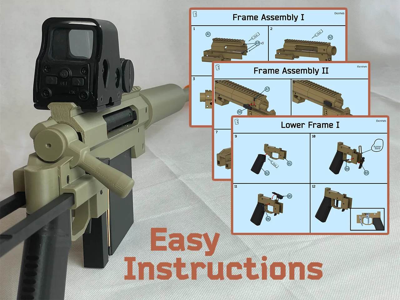 E200 | Toy Sniper rifle (Working!) view 4