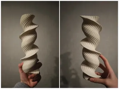 Twisting Vase 01 Art Decoration