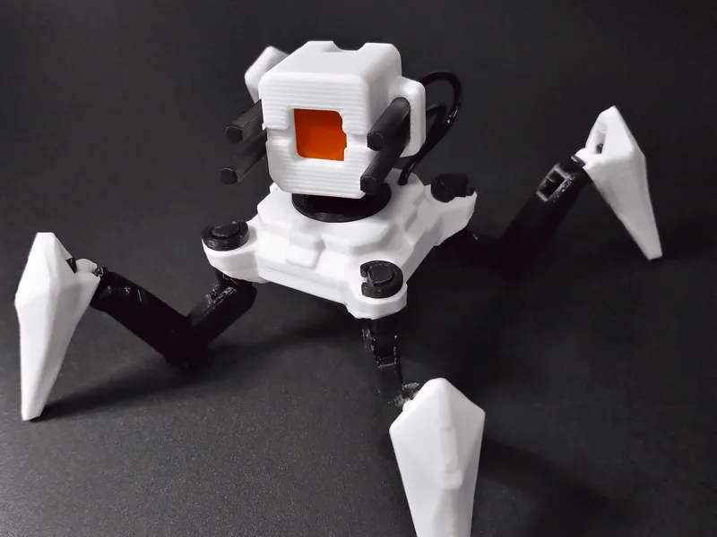Sci-Fi Robot Sentry Mech (No Supports)
