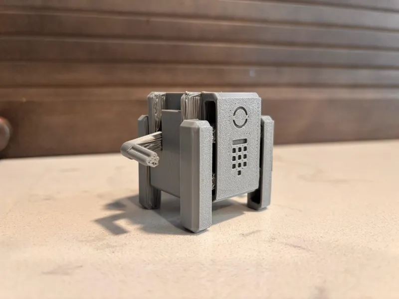 J-1.0: print in place transforming cube robot