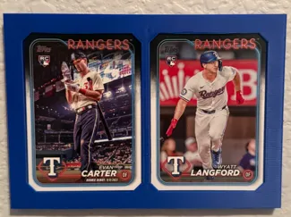 Topps Baseball Card holder (2 Cards)