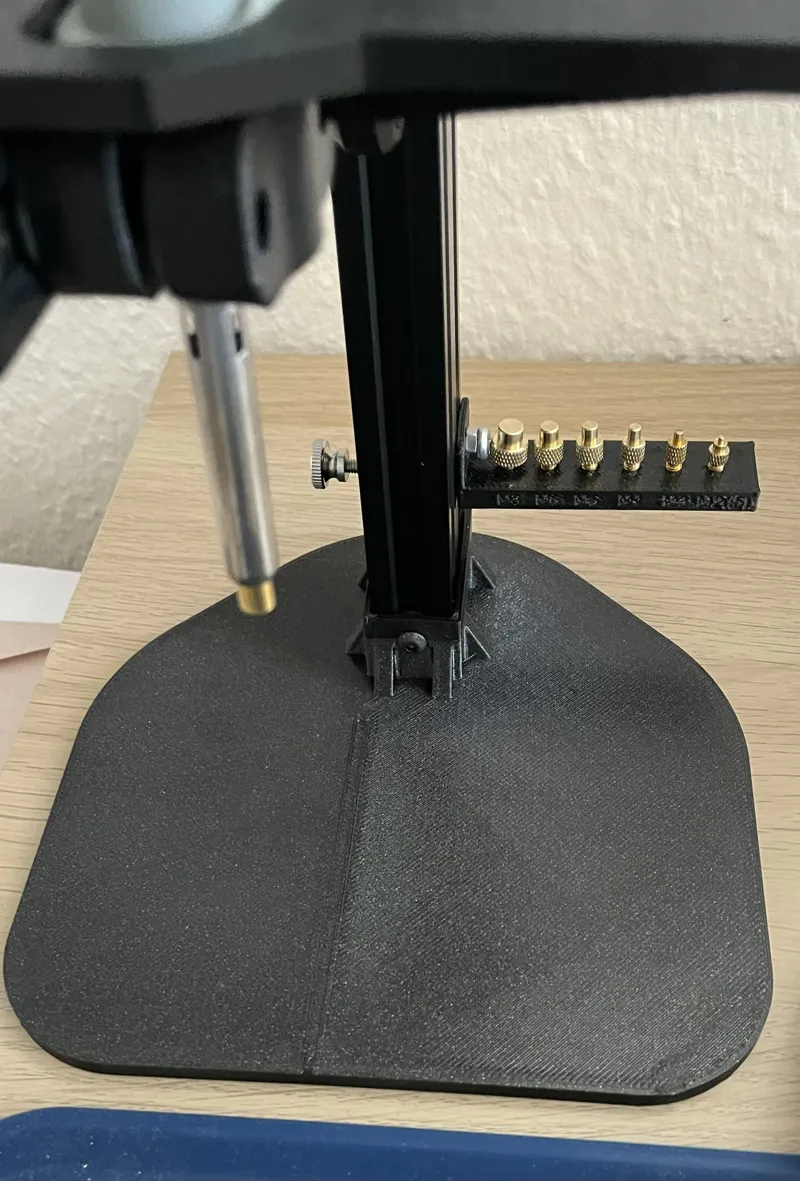 Heat insert press 2040 extrusion version base