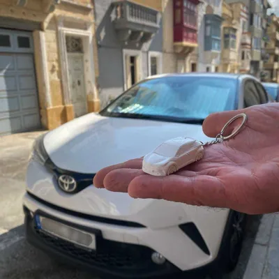 3D Toyota CHR keychain