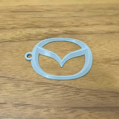 Mazda Logo Keychain