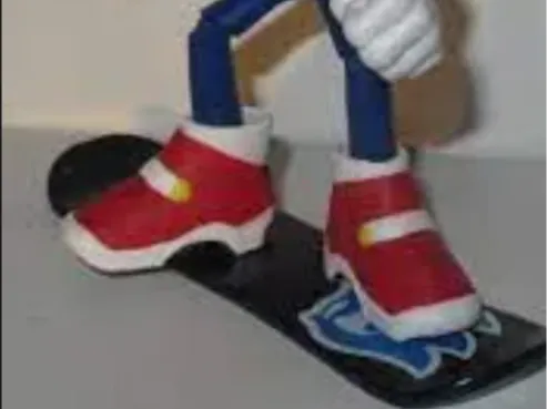 Sonic's soap shoes for jakks figure