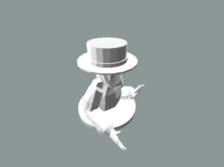 Gorilla Tag Figure With Top Hat