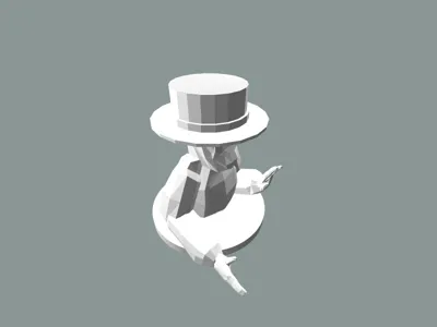 Gorilla Tag Figure With Top Hat